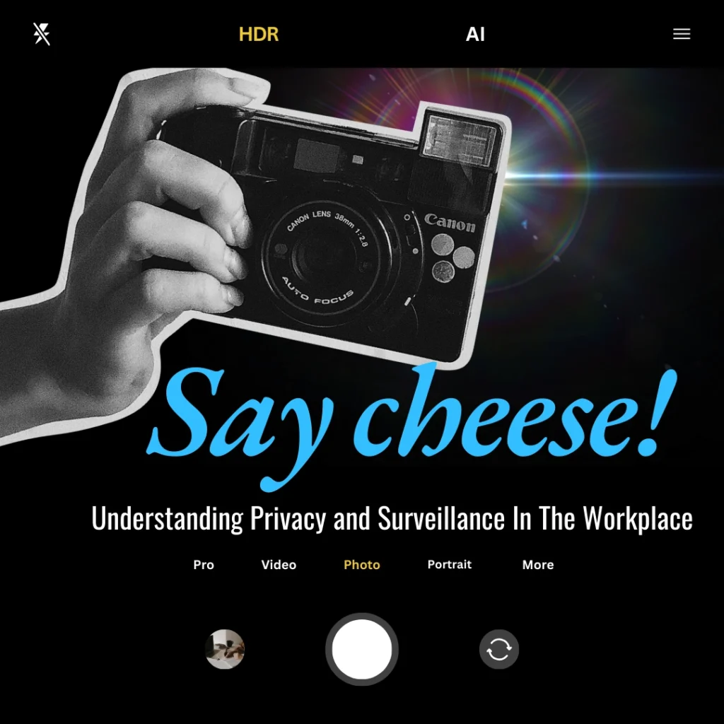 Say Cheese! Understanding Privacy and Surveillance in the Workplace